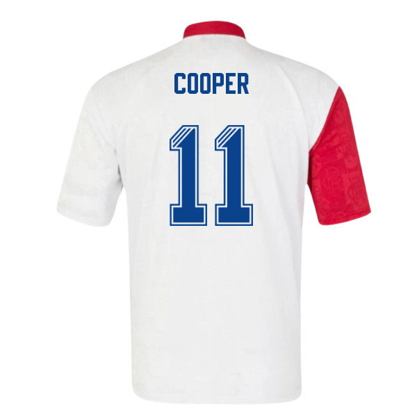 1996-1997 Rangers Retro Away Shirt (COOPER 11)-PitchVibe Kits